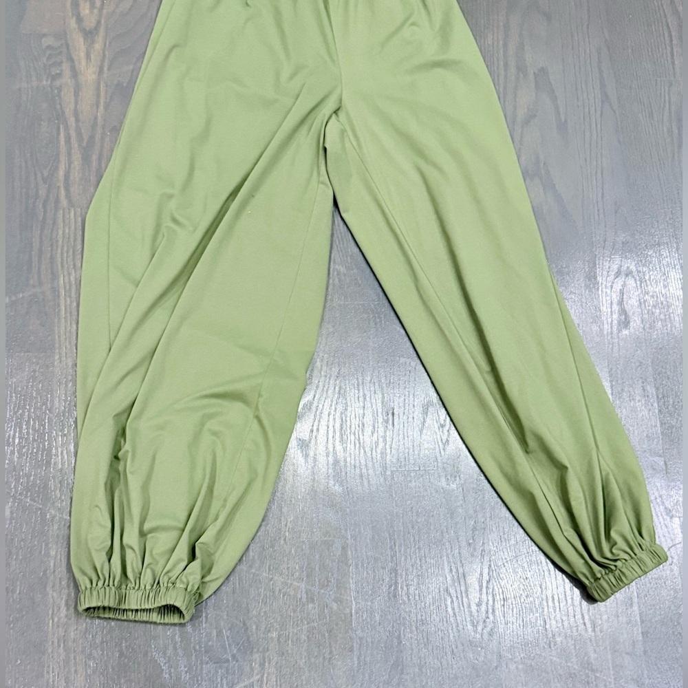 Cutout Strapless Jumpsuit in Light Green - Picture 8 of 8